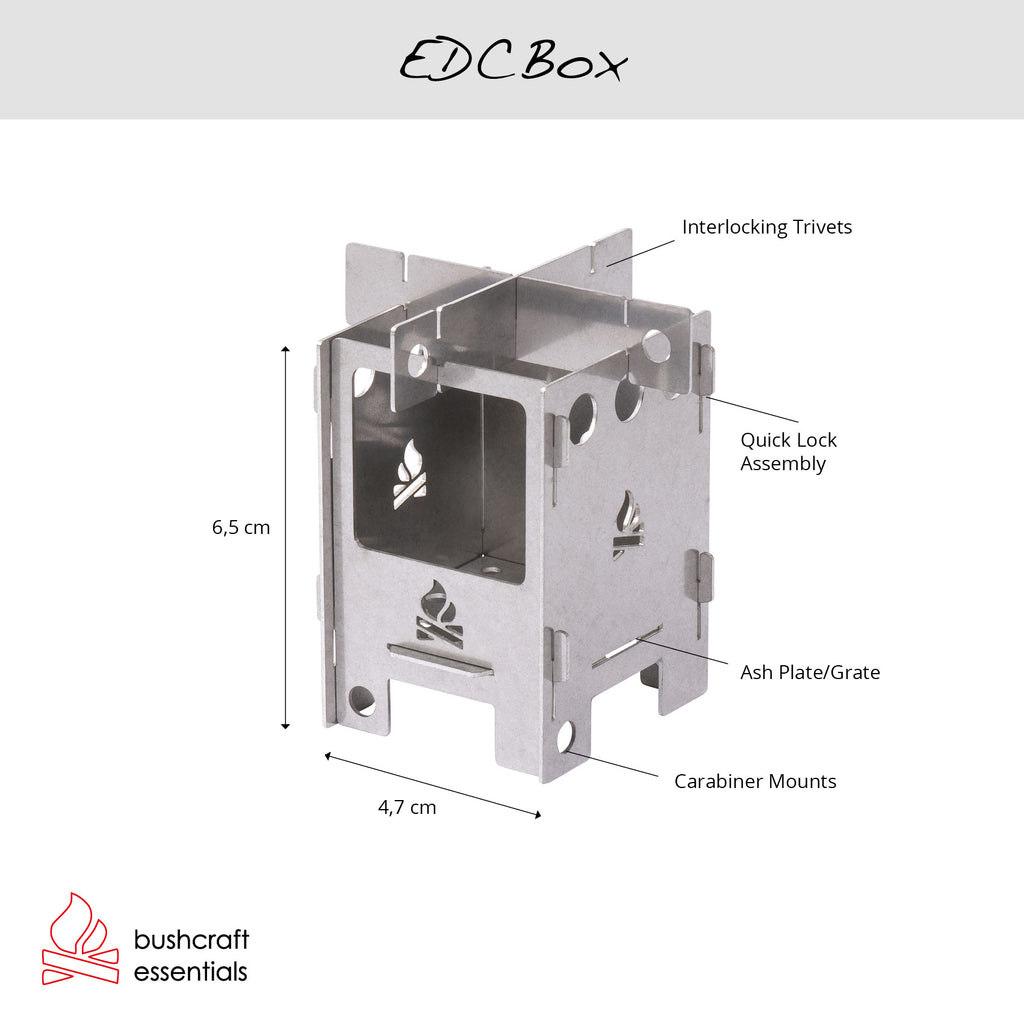 EDCBox Micro Stove Titanium