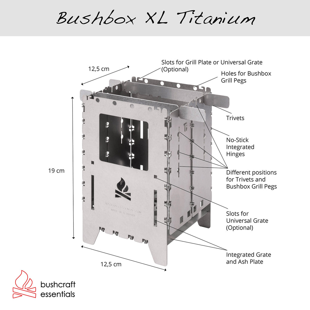 Bushbox XL Titanium Premium Set