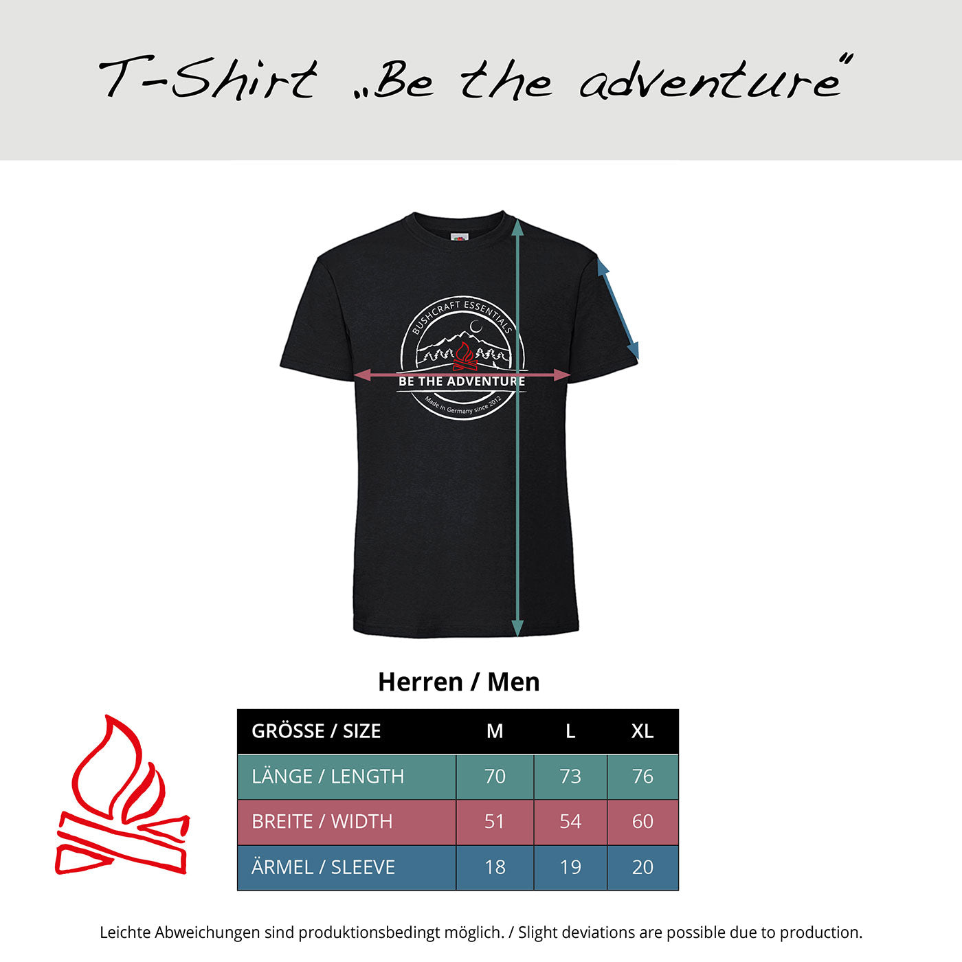 Men's T-Shirt BE THE ADVENTURE