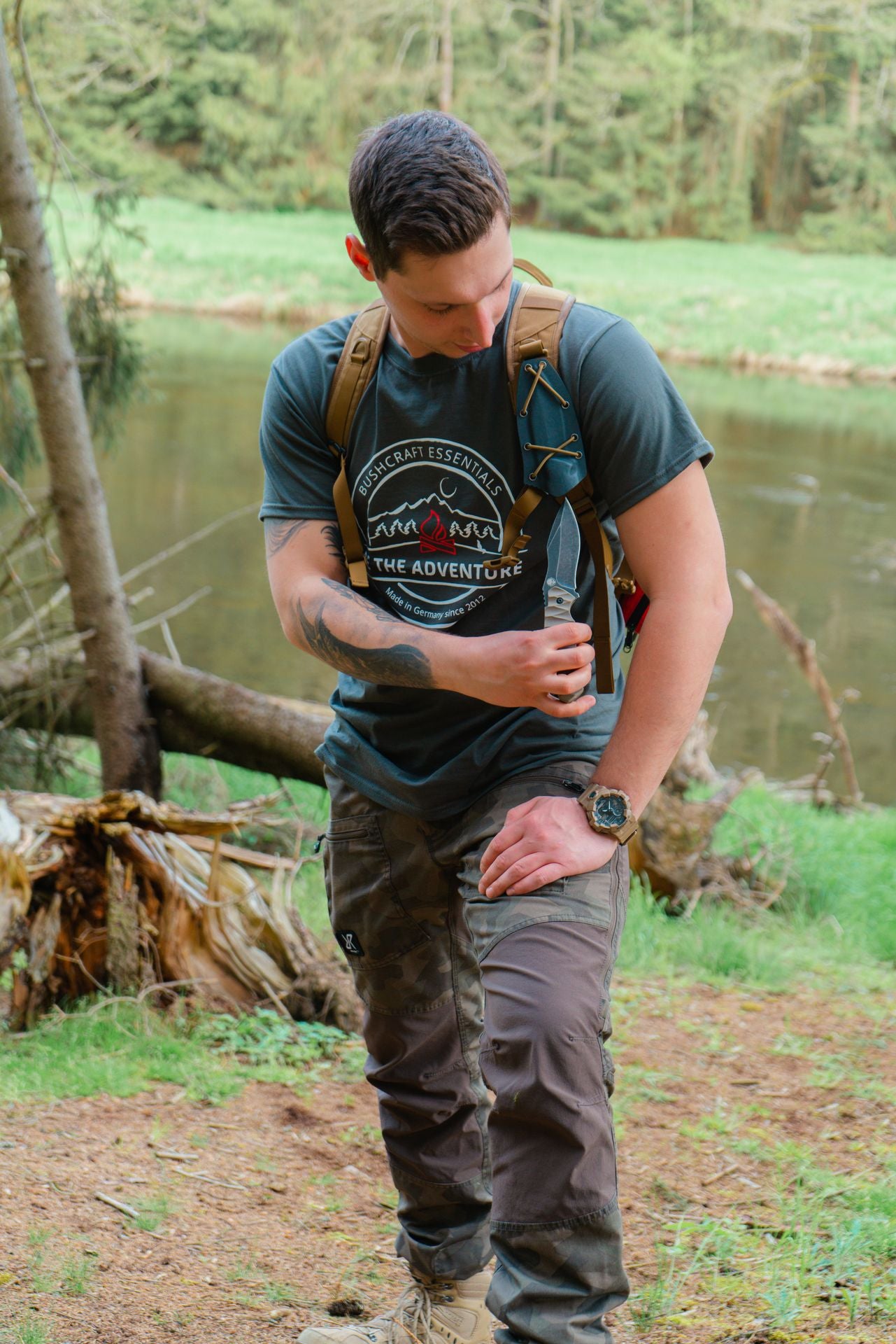 Herren T-Shirt BE THE ADVENTURE