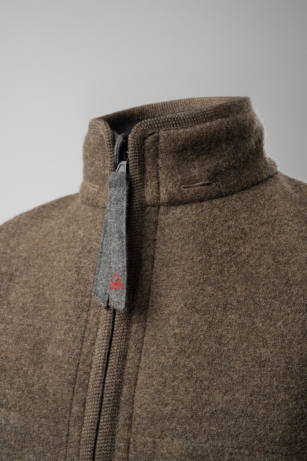 Wool Essentials Active Wear Jacket (Medium Brown)