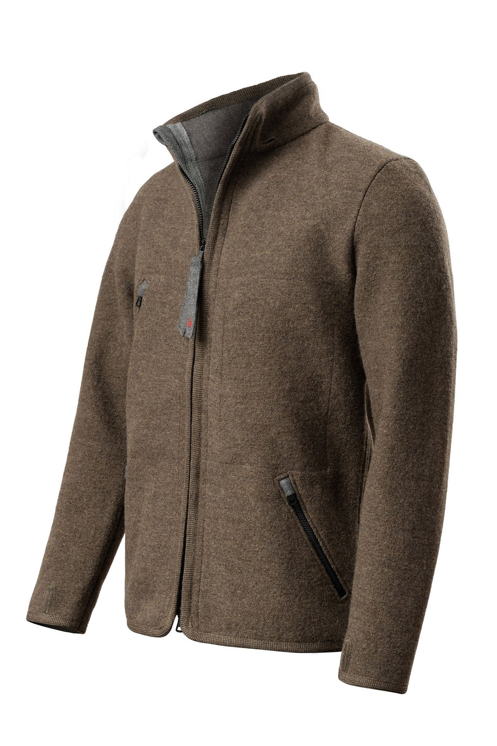 Wool Essentials Active Wear Jacke (Mittelbraun)