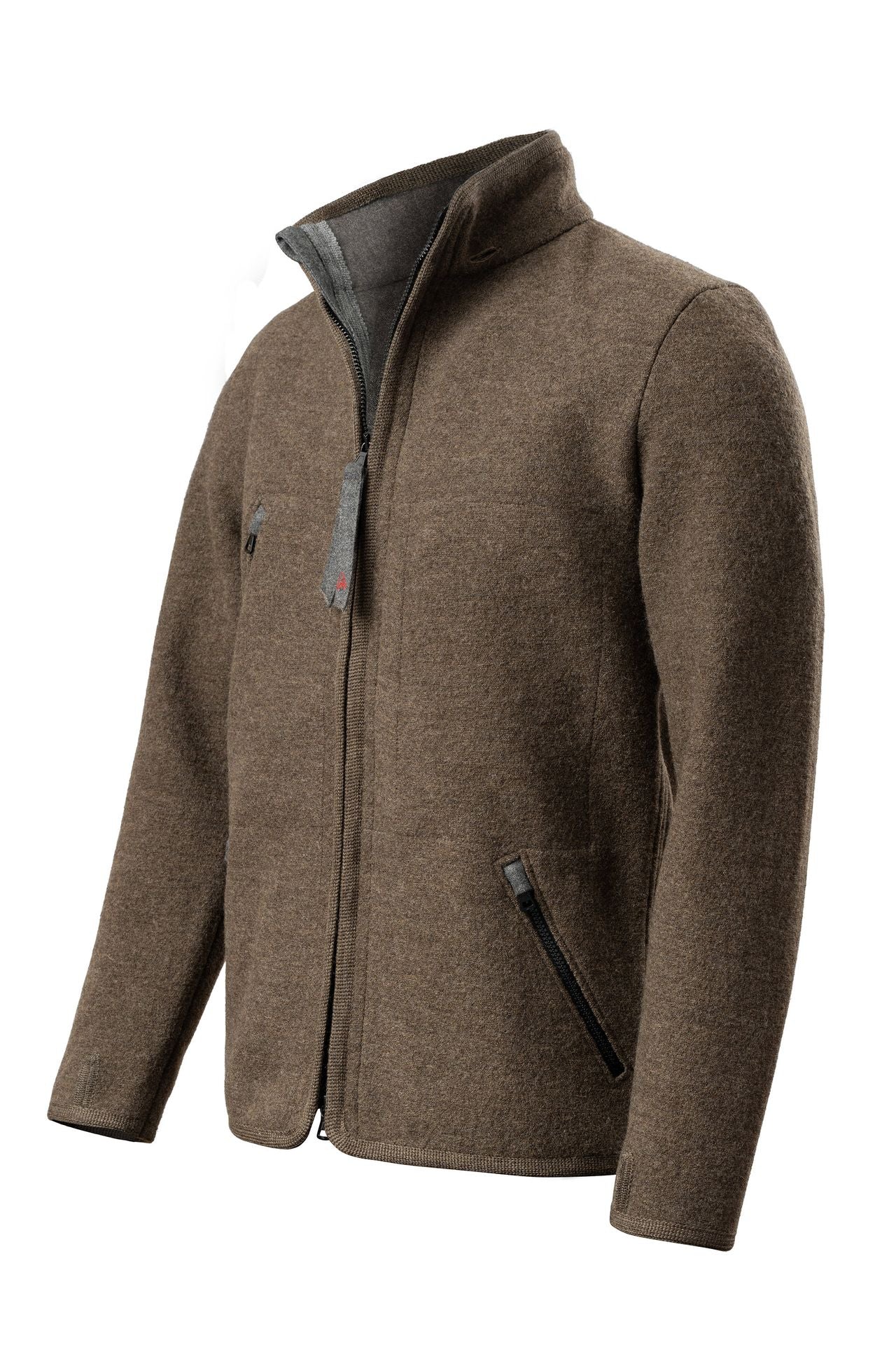 Wool Essentials Active Wear Jacke (Mittelbraun)