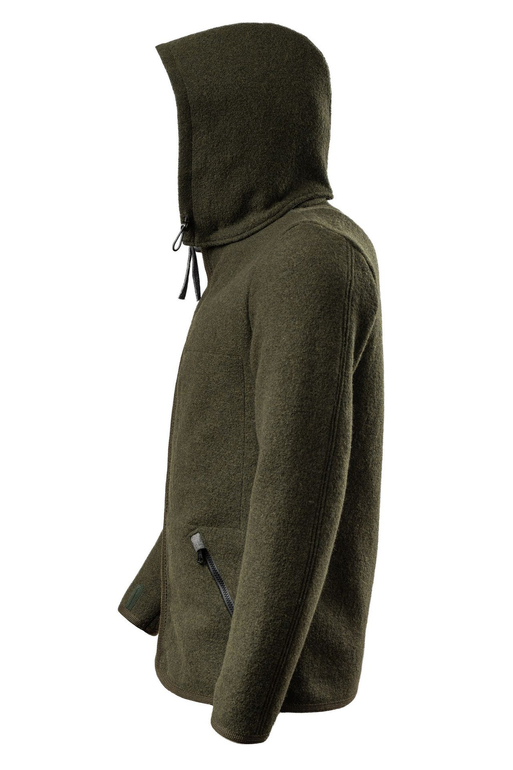 Wool Essentials Active Wear Jacke (Olivgrün)