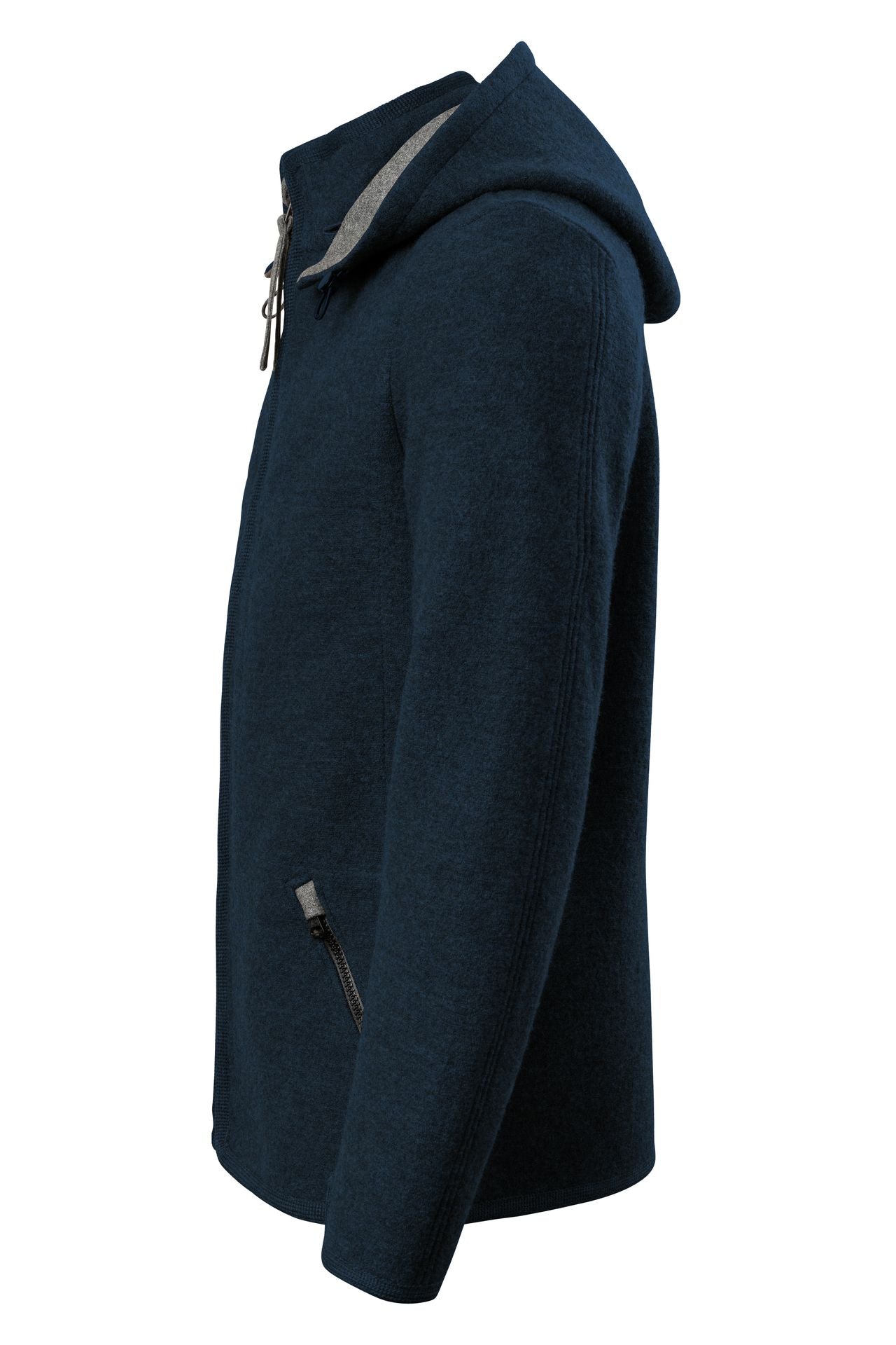 Wool Essentials Active Wear Jacket (Mid Blue)