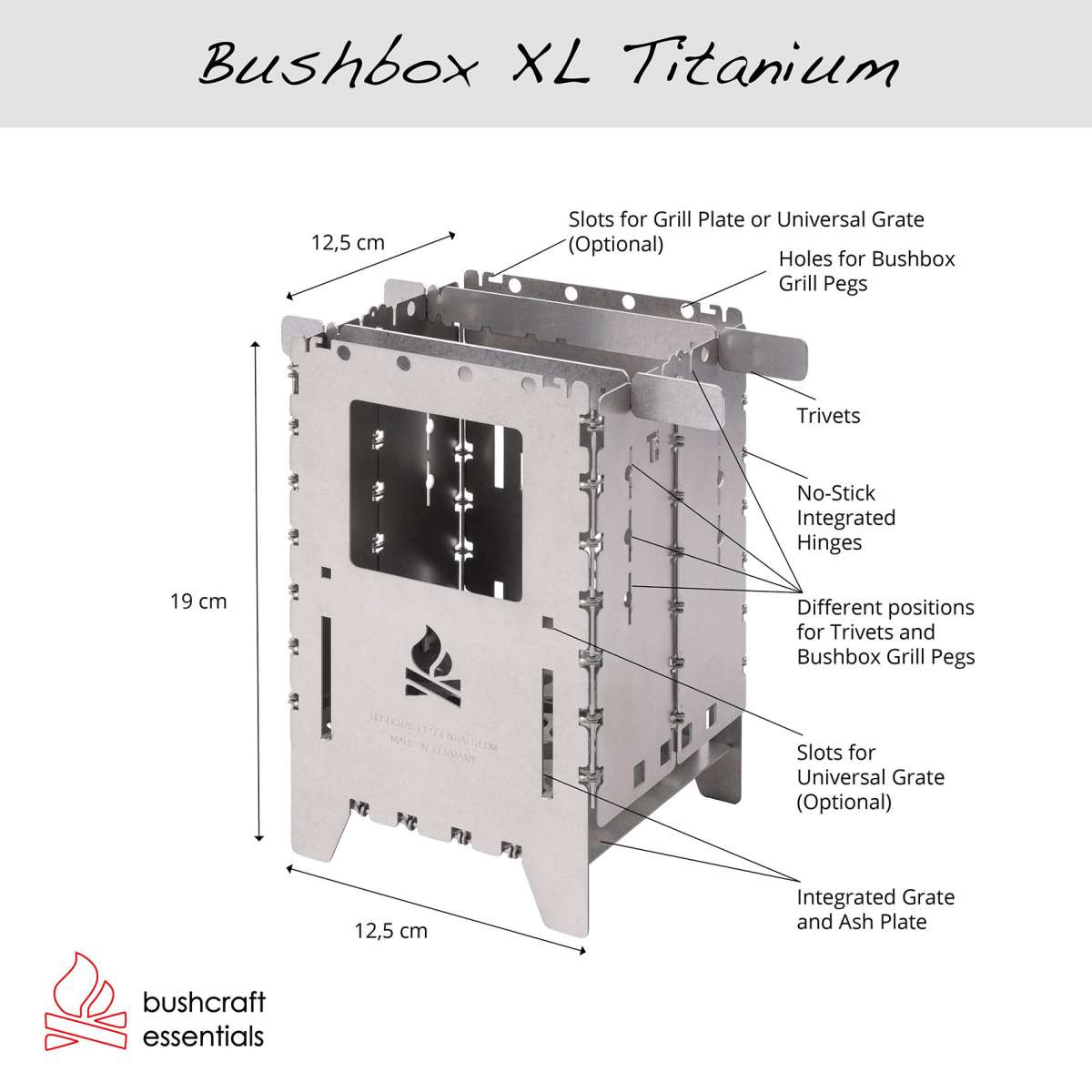 Bushbox XL Titanium Premium Set - Bushcraft Essentials | Bushcraft  Essentials Shop